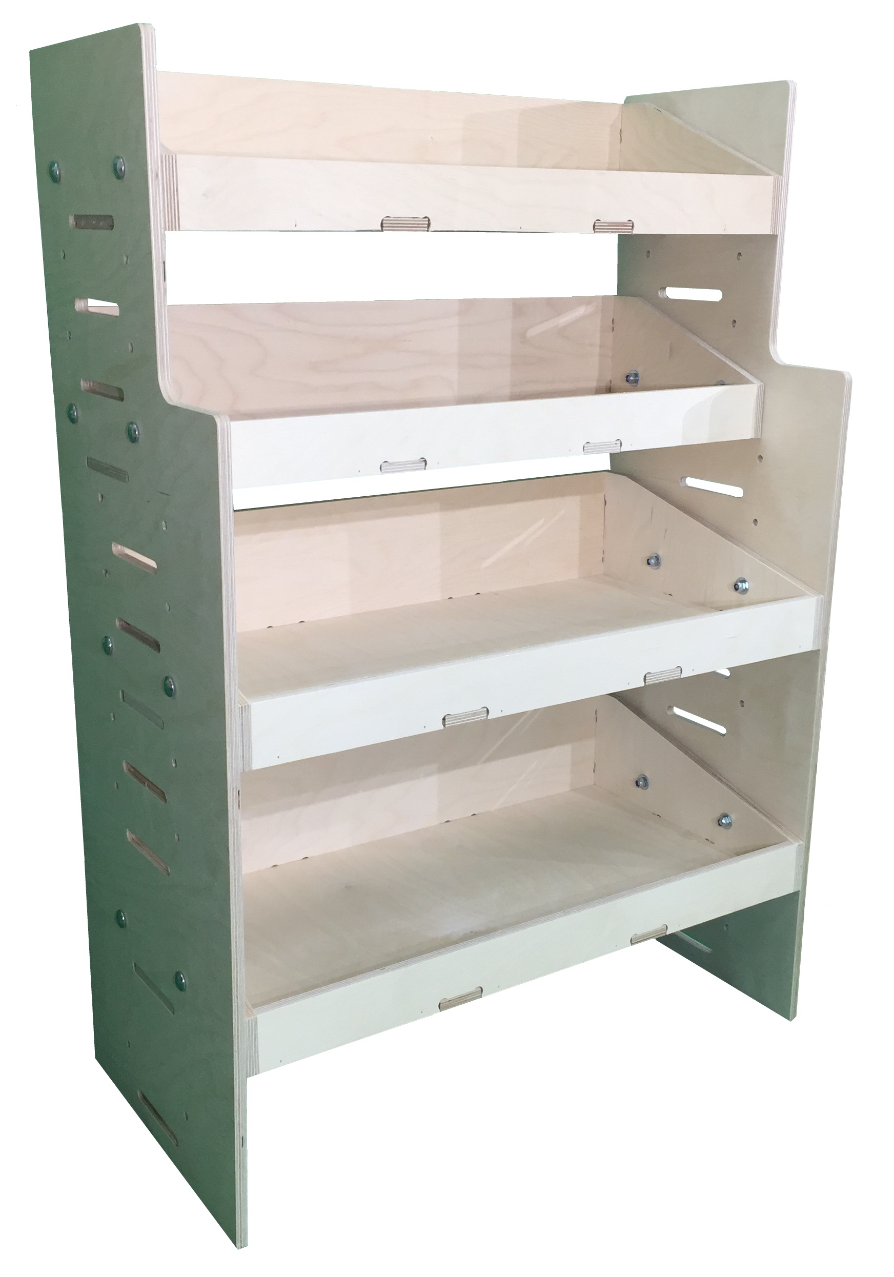 Van Plywood Shelving and Racking Storage System 1087mm(H) x 750mm(W) x 384mm(D) - BVR1075382262