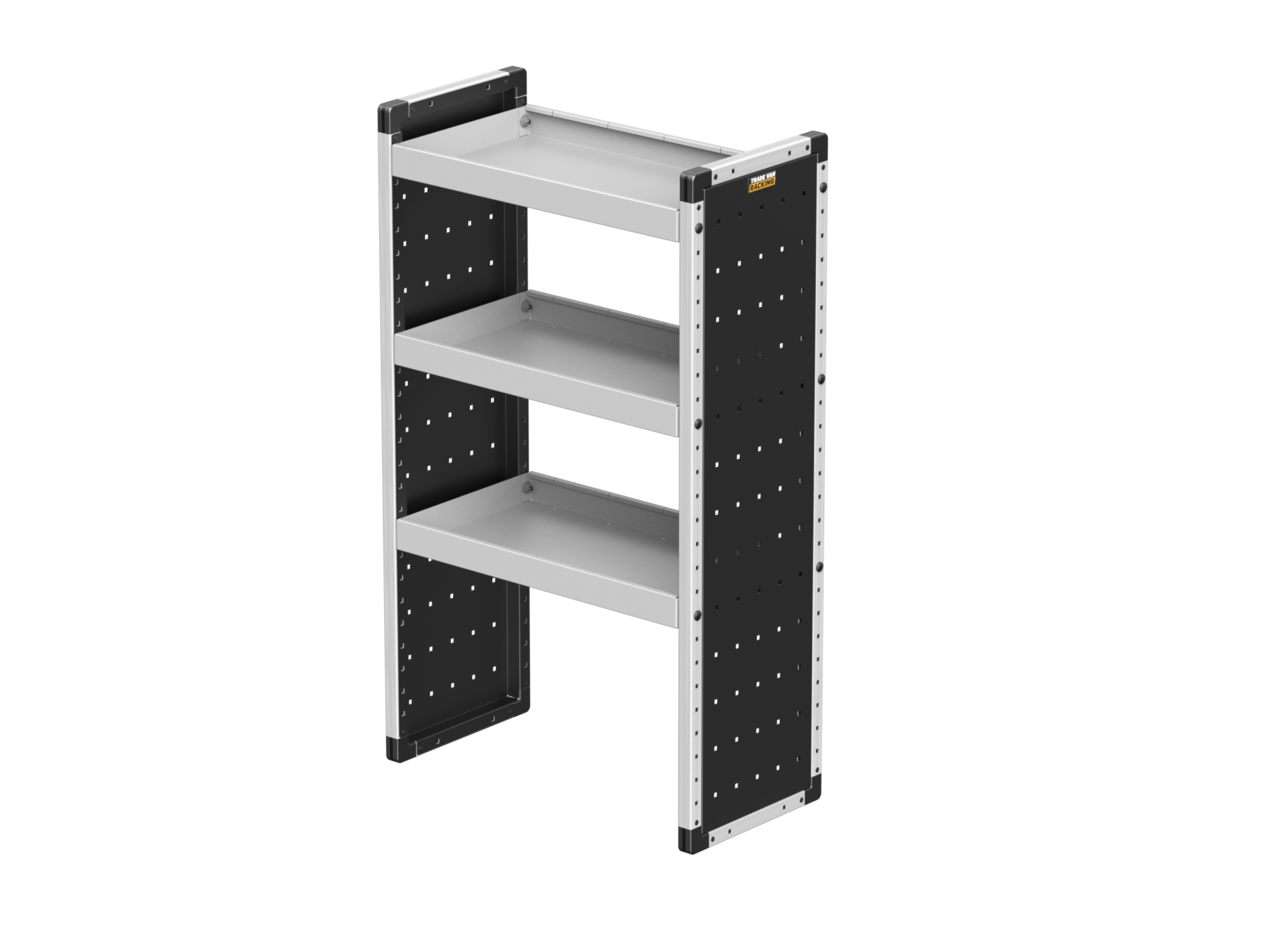 Trade Van Racking - Single Unit - 3 Straight Shelves - 750mm (w) x 1279mm (h) - TVR-401
