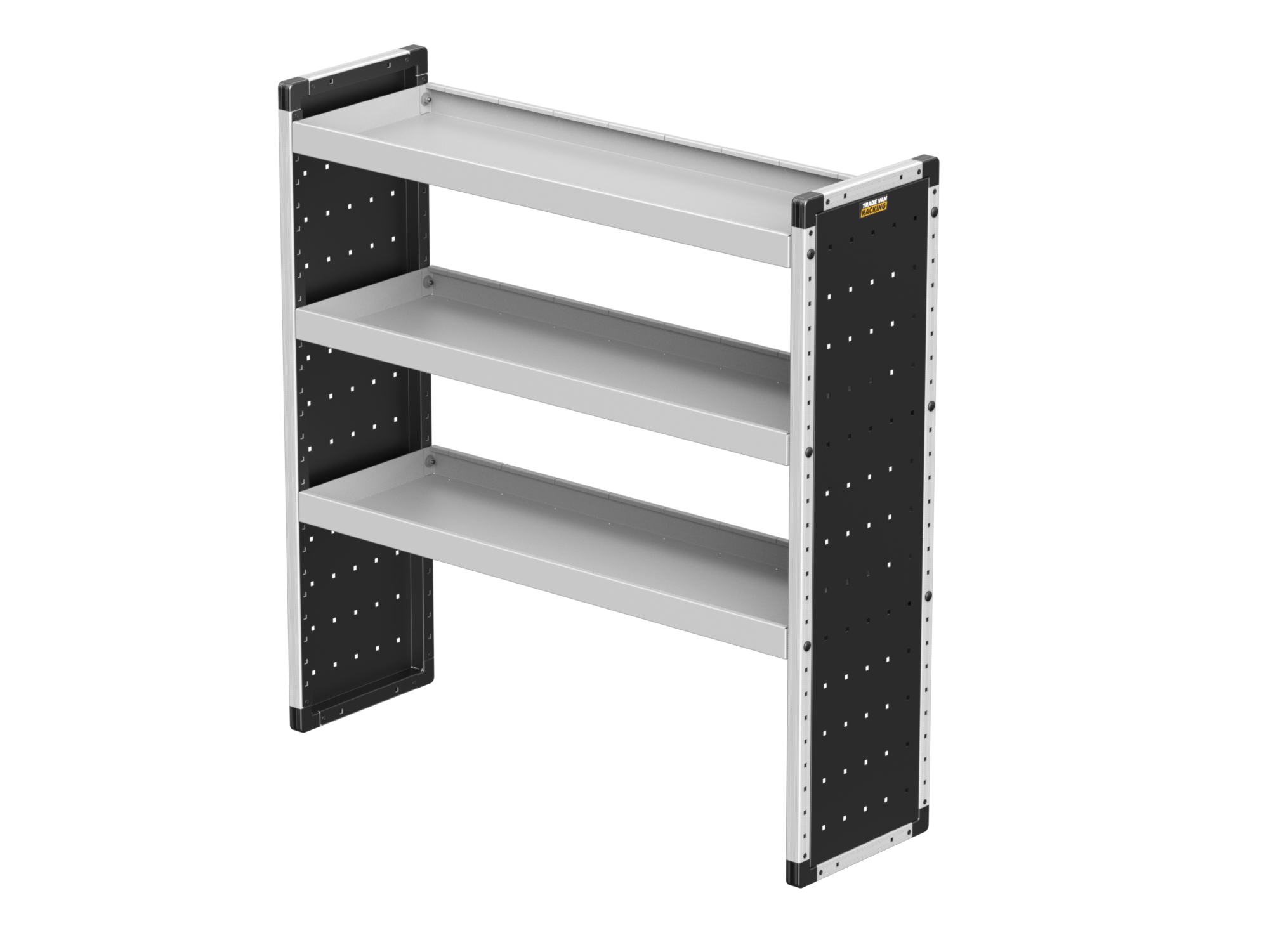 Trade Van Racking - Single Unit - 3 Straight Shelves - 1250mm (w) x 1279mm (h) - TVR-601