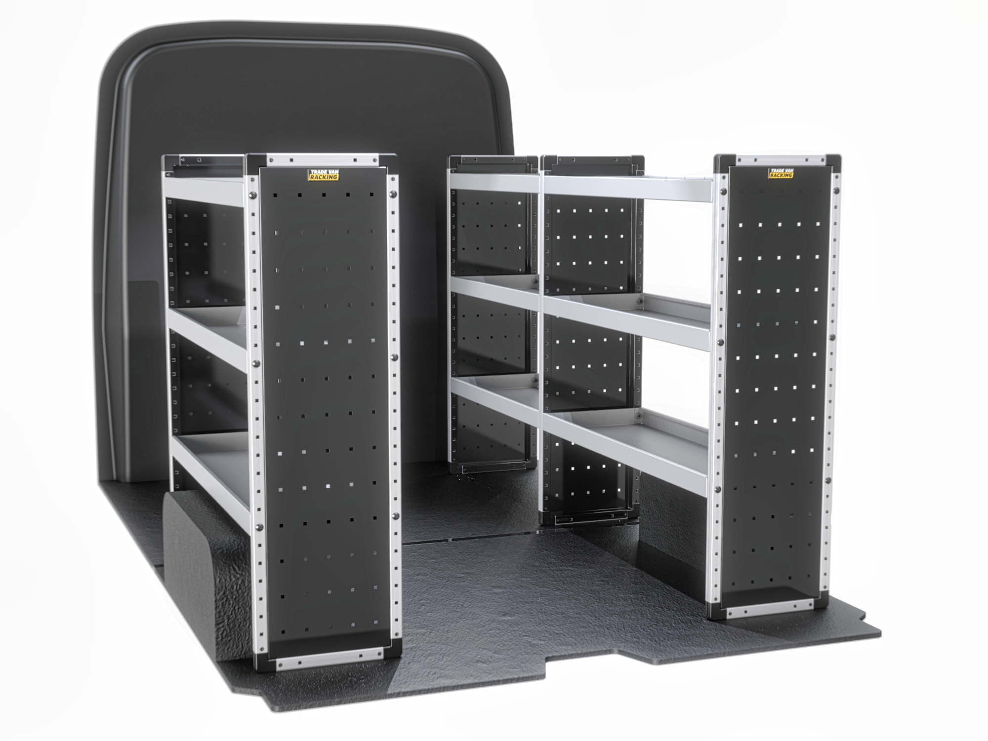Trade Van Racking - Mercedes Sprinter 2018 On SWB Low Roof (L1H1) - Bronze - Full Kit - TVR-B-004