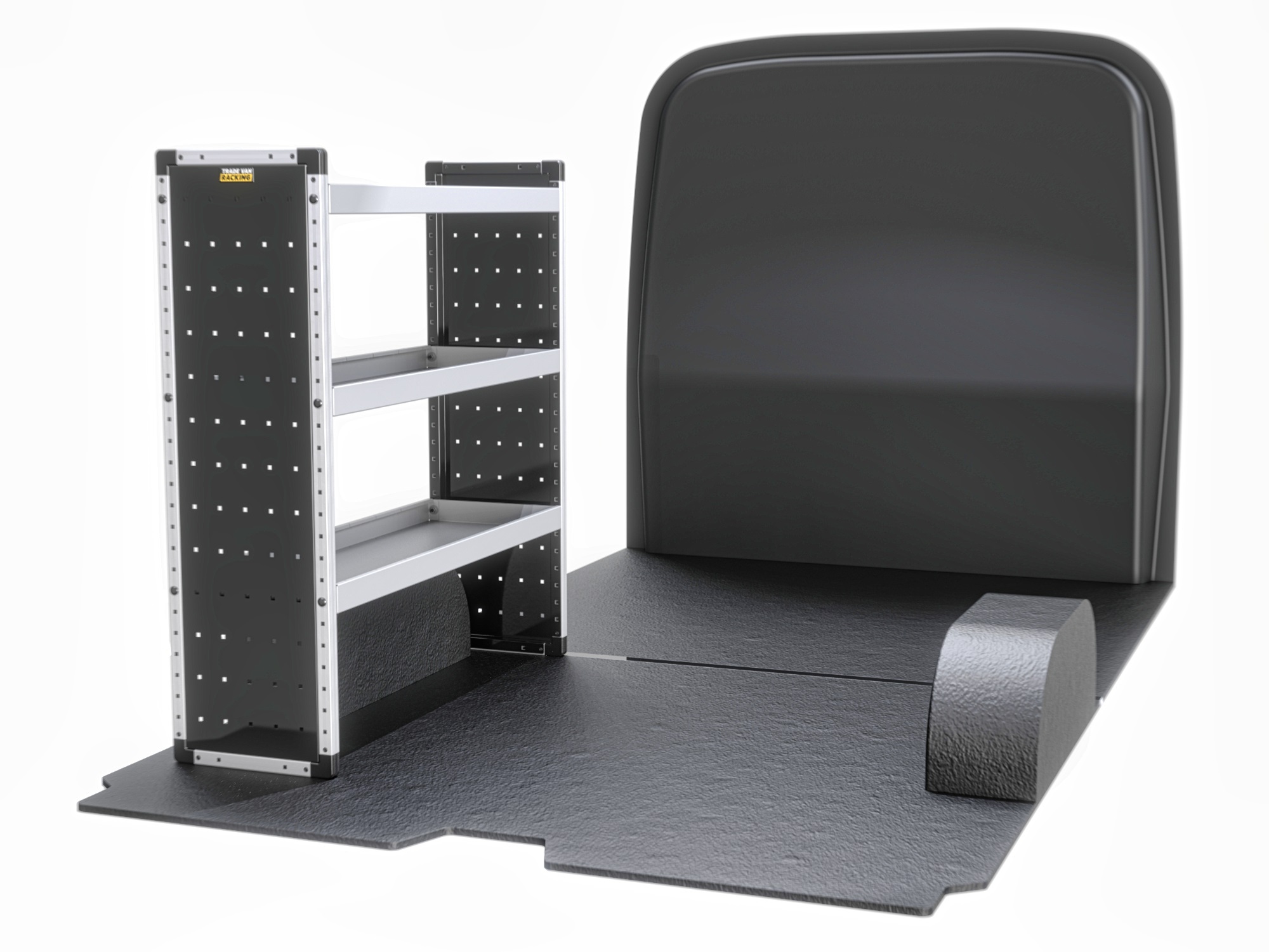 Trade Van Racking - Peugeot Boxer 2006 On MWB Low Roof (L2H1) - Bronze - Passenger Side - TVR-B-005-NS
