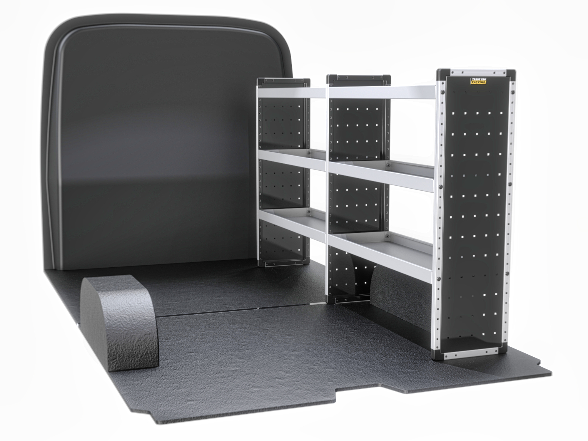 Trade Van Racking - Citroen Relay 2006 On MWB Low Roof (L2H1) - Bronze - Drivers Side - TVR-B-005-OS