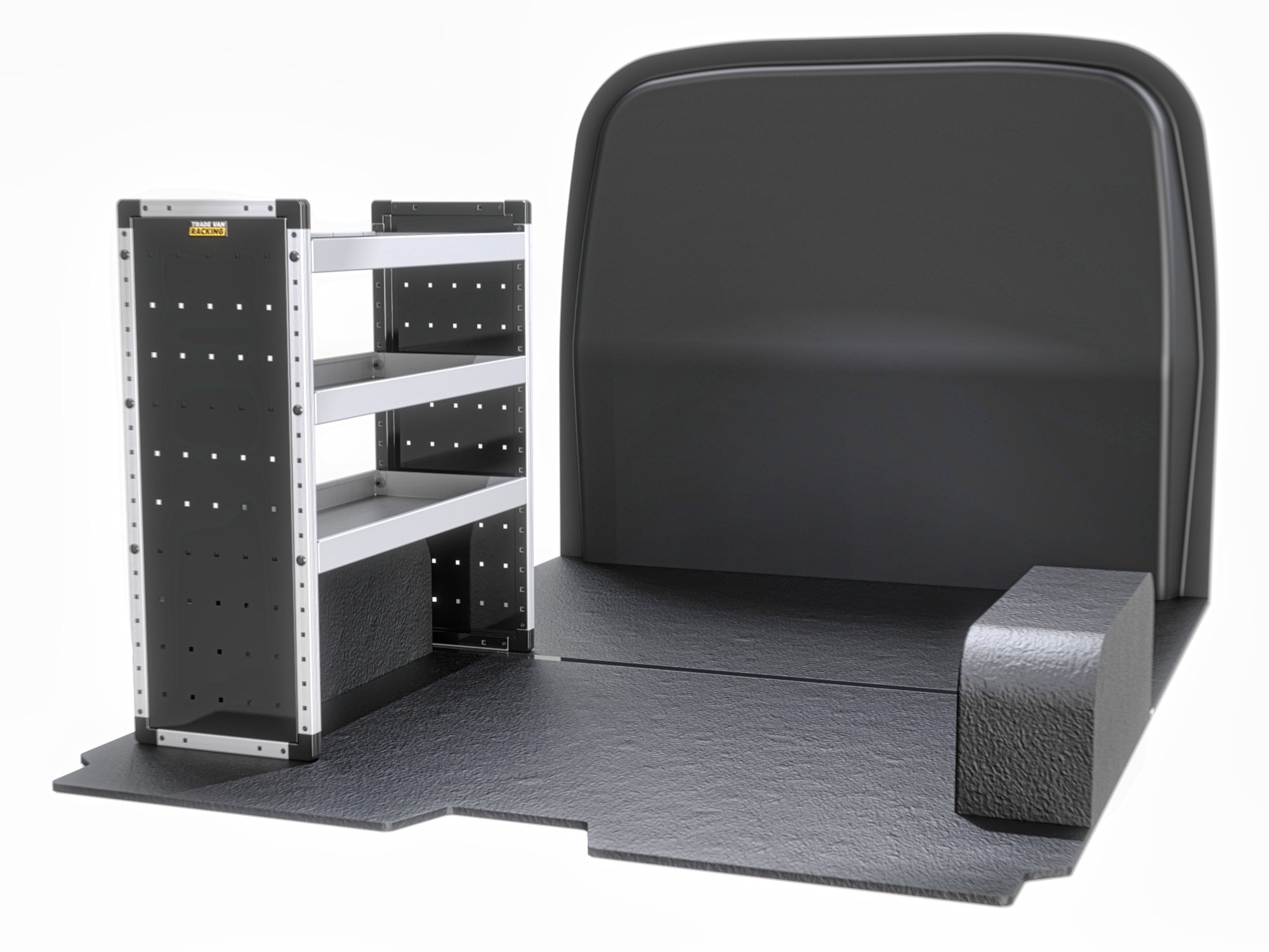 Trade Van Racking - Nissan Primastar 2022 On SWB Low Roof (L1H1) - Bronze - Passenger Side - TVR-B-008-NS