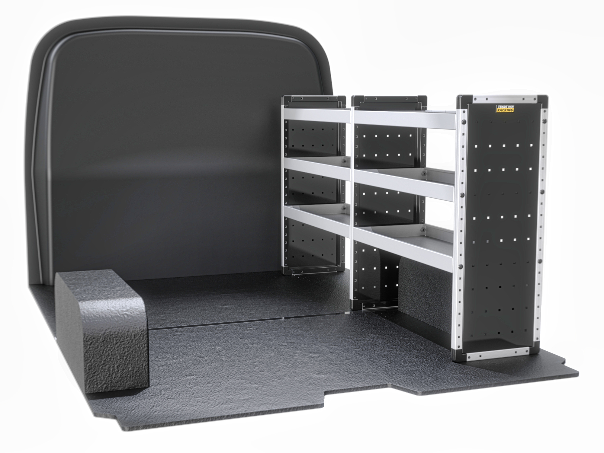 Trade Van Racking - Vauxhall Vivaro 2014-2019 SWB Low Roof (L1H1) - Bronze - Drivers Side - TVR-B-008-OS