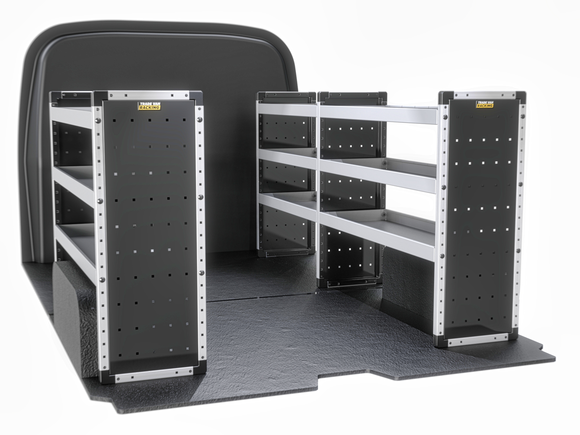 Trade Van Racking - Ford Transit Custom 2023 On LWB Low Roof (L2H1) - Bronze - Full Kit - TVR-B-016