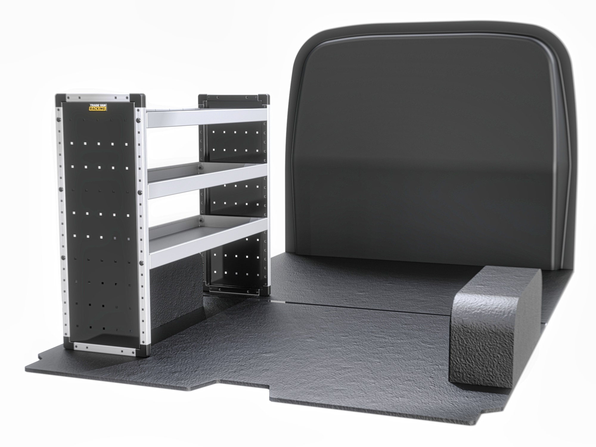 Trade Van Racking - Ford Transit Custom 2023 On LWB Low Roof (L2H1) - Bronze - Passenger Side - TVR-B-016-NS