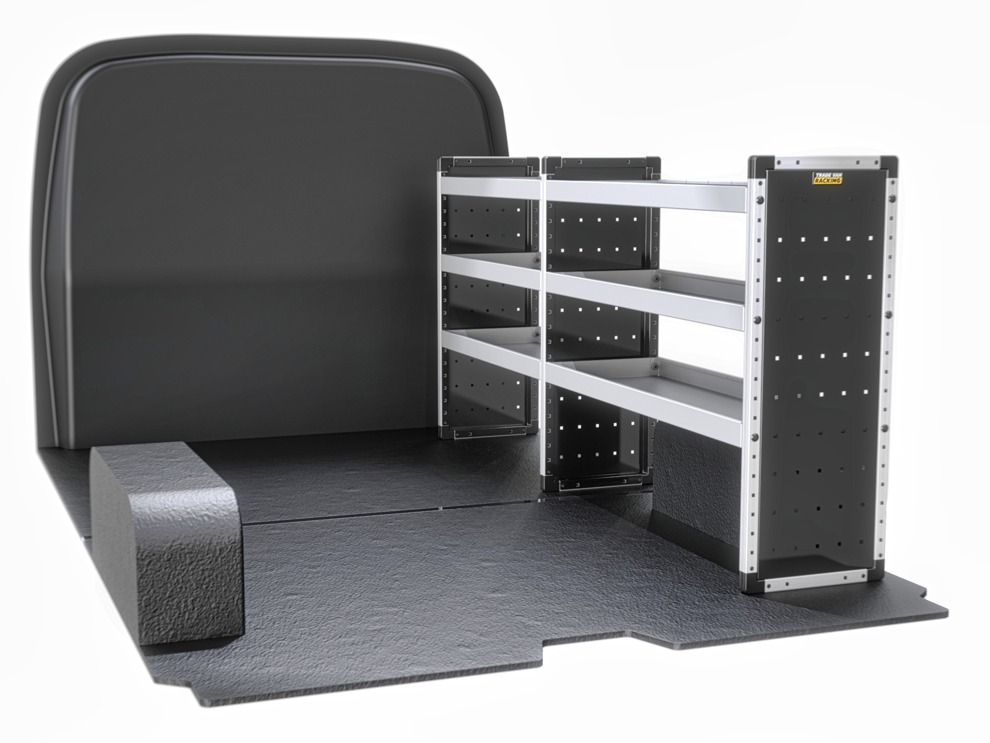 Trade Van Racking - Ford Transit Custom 2023 On LWB Low Roof (L2H1) - Bronze - Drivers Side - TVR-B-016-OS