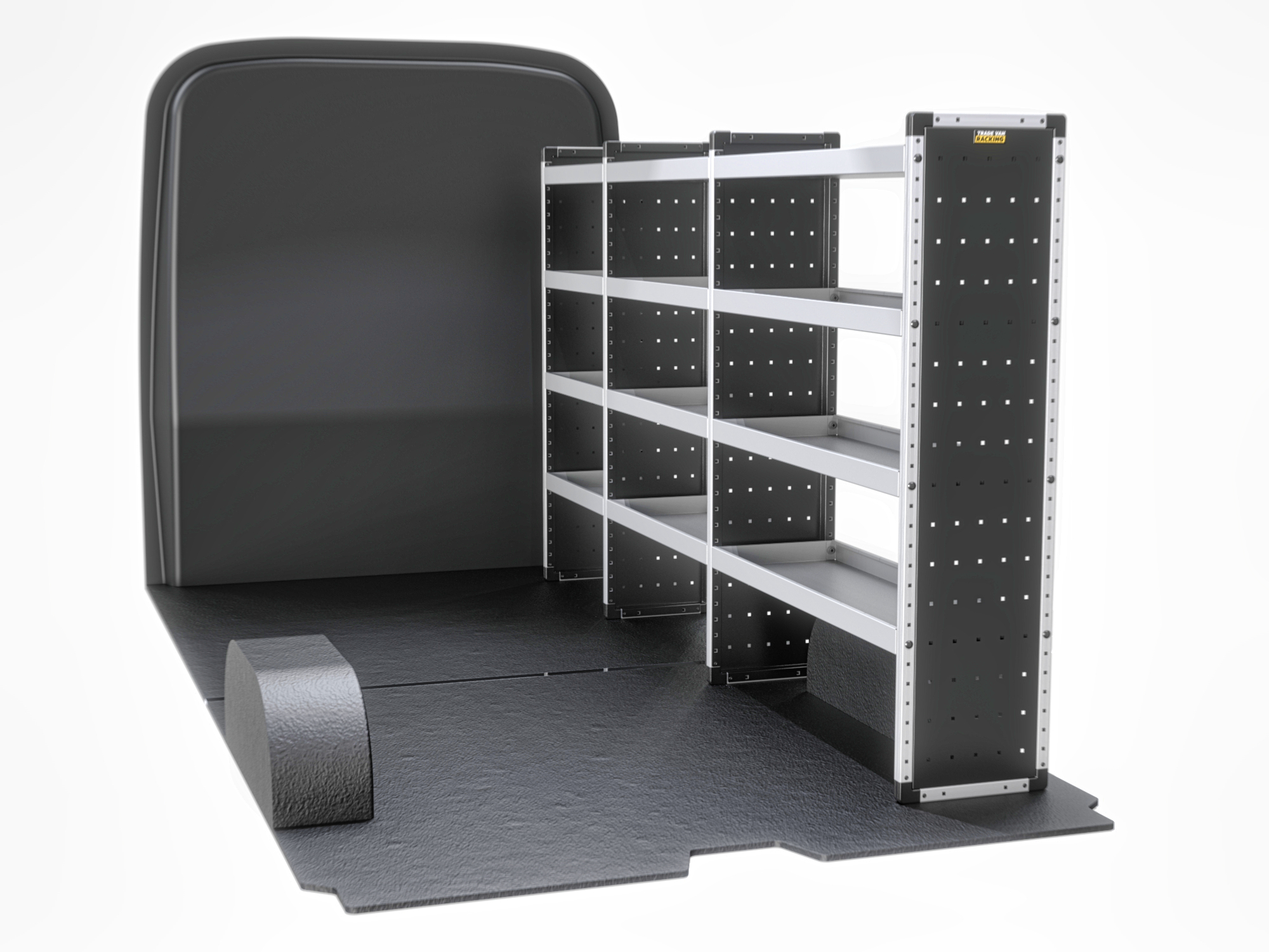 Trade Van Racking - Maxus Deliver 9 2020 On LWB High Roof (L3H3) - Bronze - Drivers Side - TVR-B-013-OS
