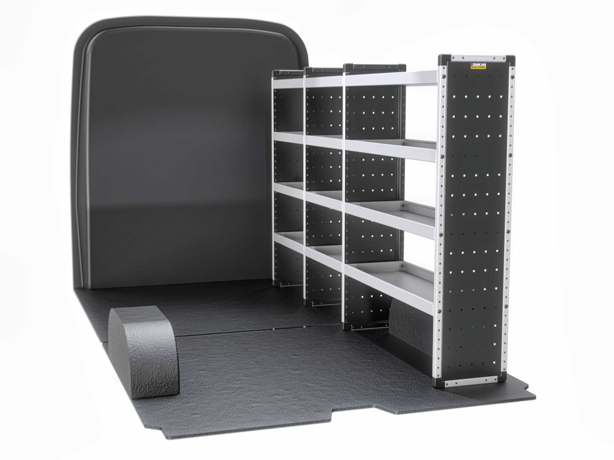 Trade Van Racking - Mercedes Sprinter 2018 On MWB Low Roof (L2H1) - Bronze - Drivers Side - TVR-B-014-OS