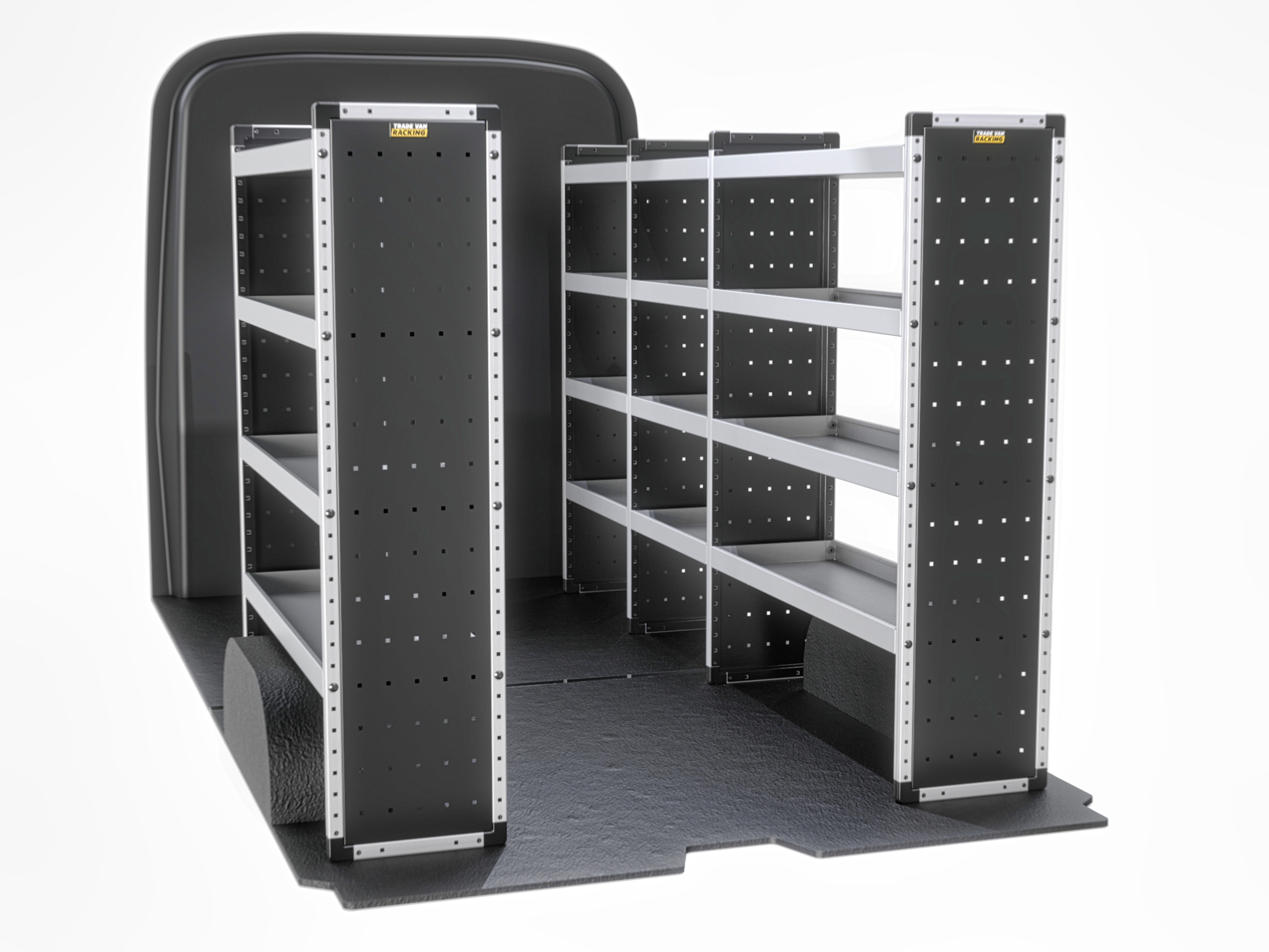 Trade Van Racking - Mercedes Sprinter 2018 On MWB Low Roof (L2H1)  - Bronze - Full Kit - TVR-B-014