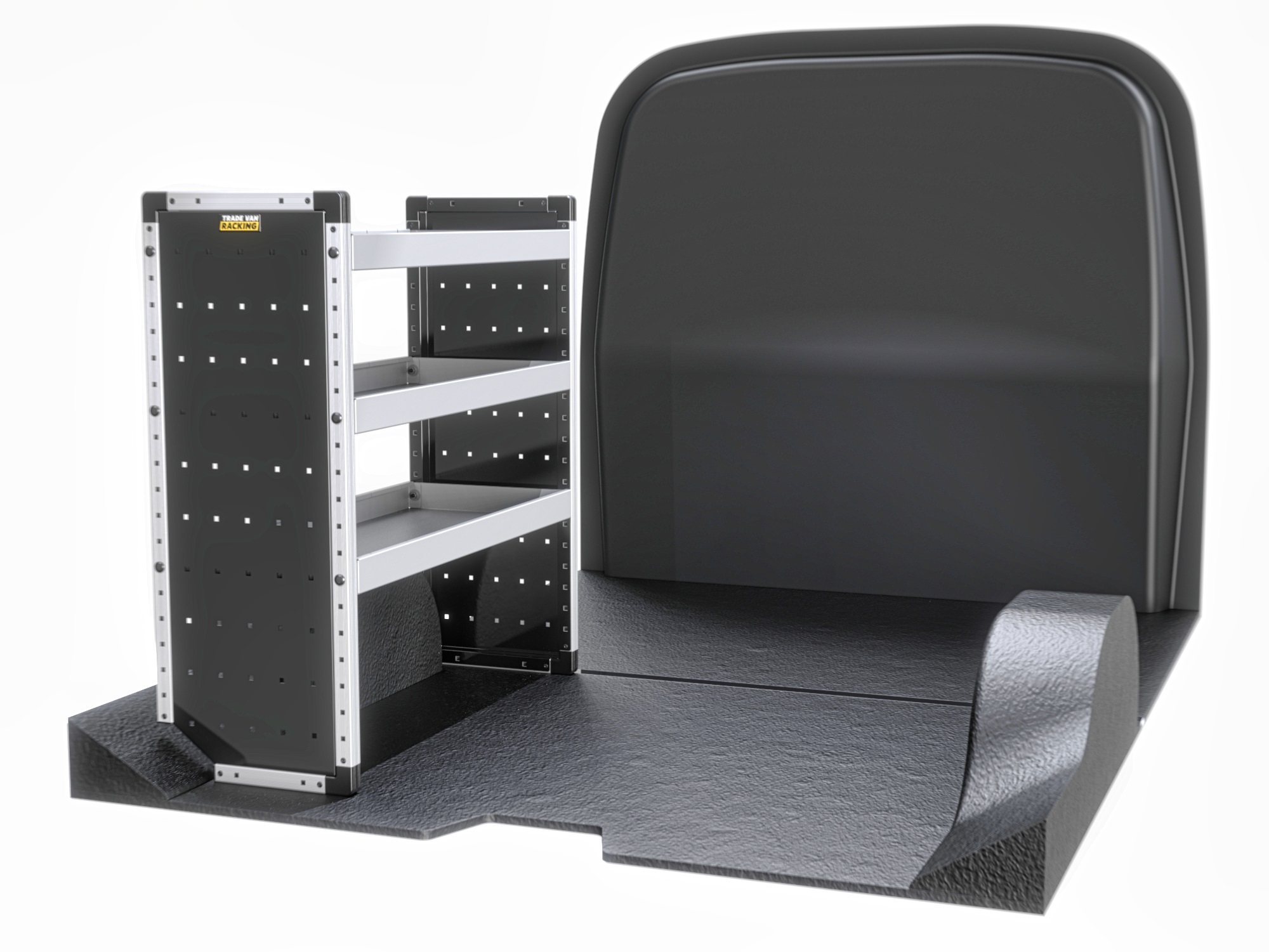 Trade Van Racking - Vauxhall Vivaro 2019 On SWB (L1) - Bronze - Passenger Side - TVR-B-018-NS