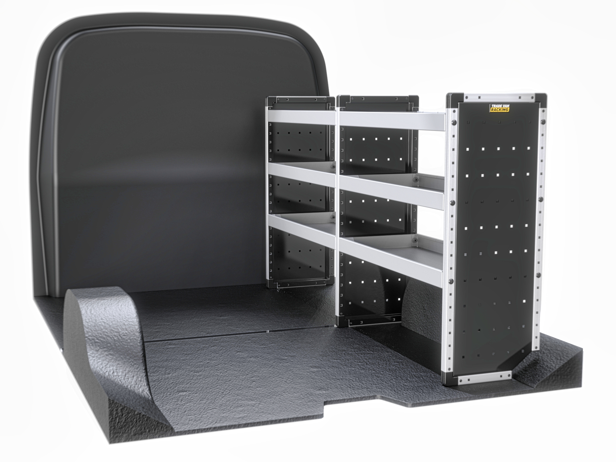 Trade Van Racking - Vauxhall Vivaro 2019 On SWB (L1) - Bronze - Drivers Side - TVR-B-018-OS