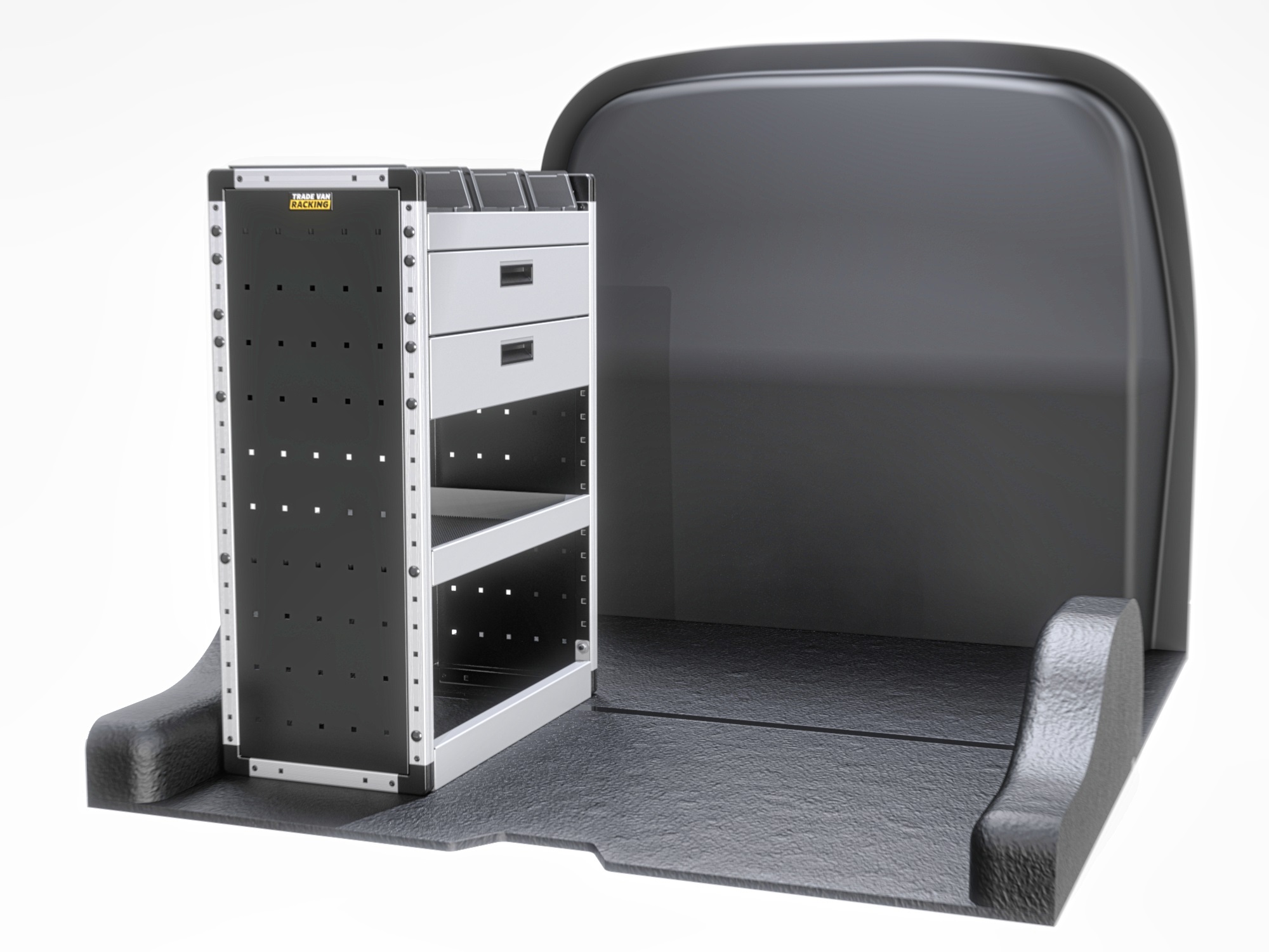 Trade Van Racking - Ford Transit Connect 2024 On SWB (L1) - Gold - Passenger Side - TVR-G-001-NS
