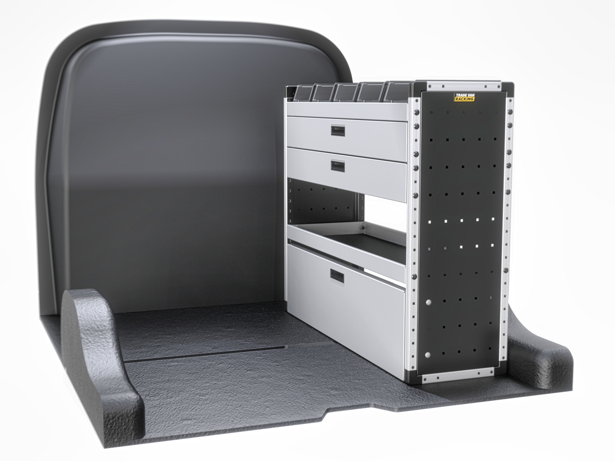 Trade Van Racking - Ford Transit Connect 2024 On SWB (L1) - Gold - Drivers Side - TVR-G-001-OS