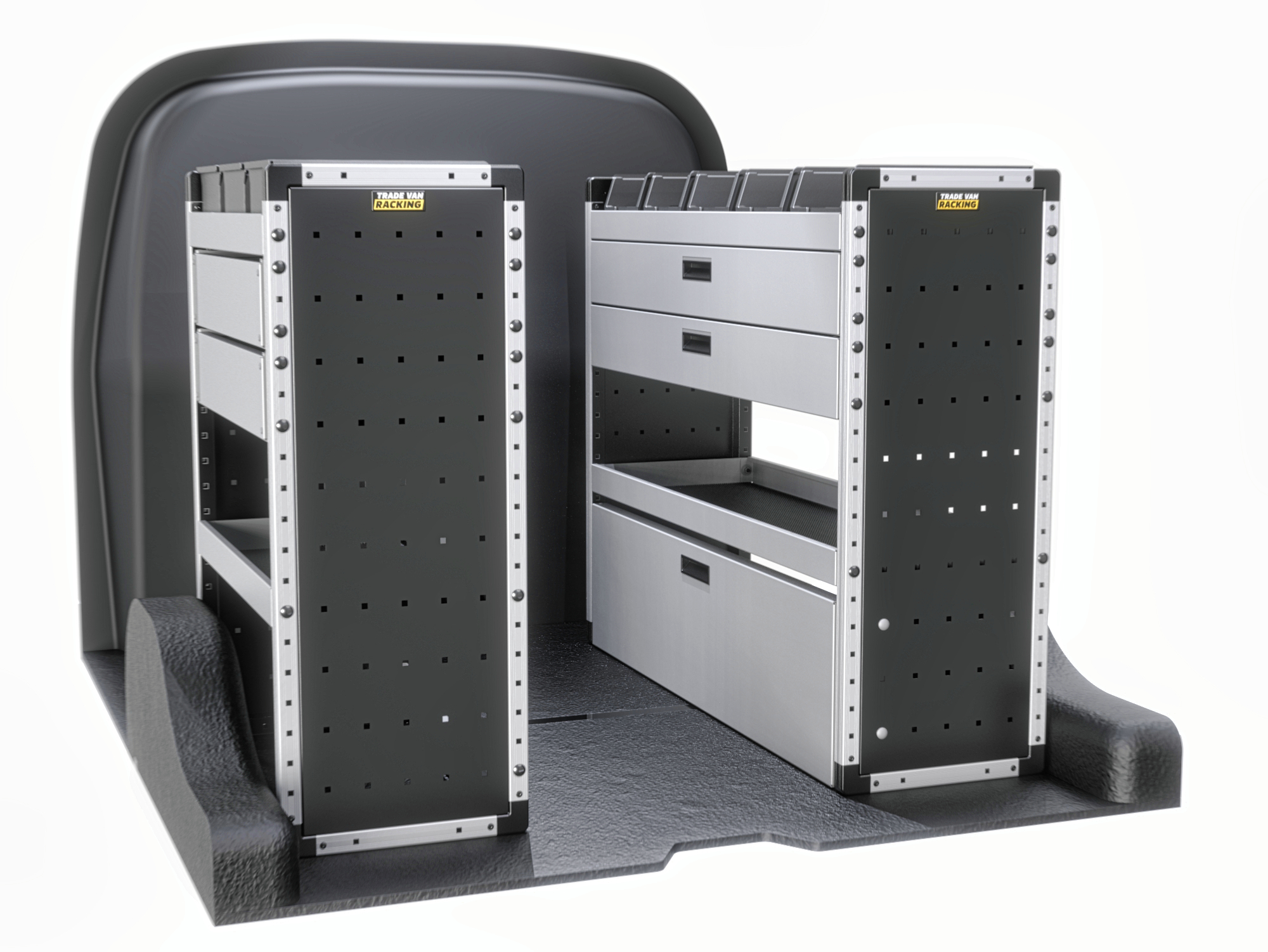Trade Van Racking - Ford Transit Connect 2024 On SWB (L1) - Gold - Full Kit - TVR-G-001