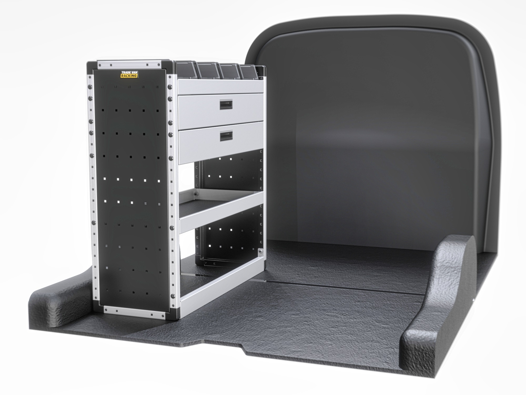 Trade Van Racking - Ford Transit Connect 2014-2024 LWB (L2) - Gold - Passenger Side - TVR-G-002-NS