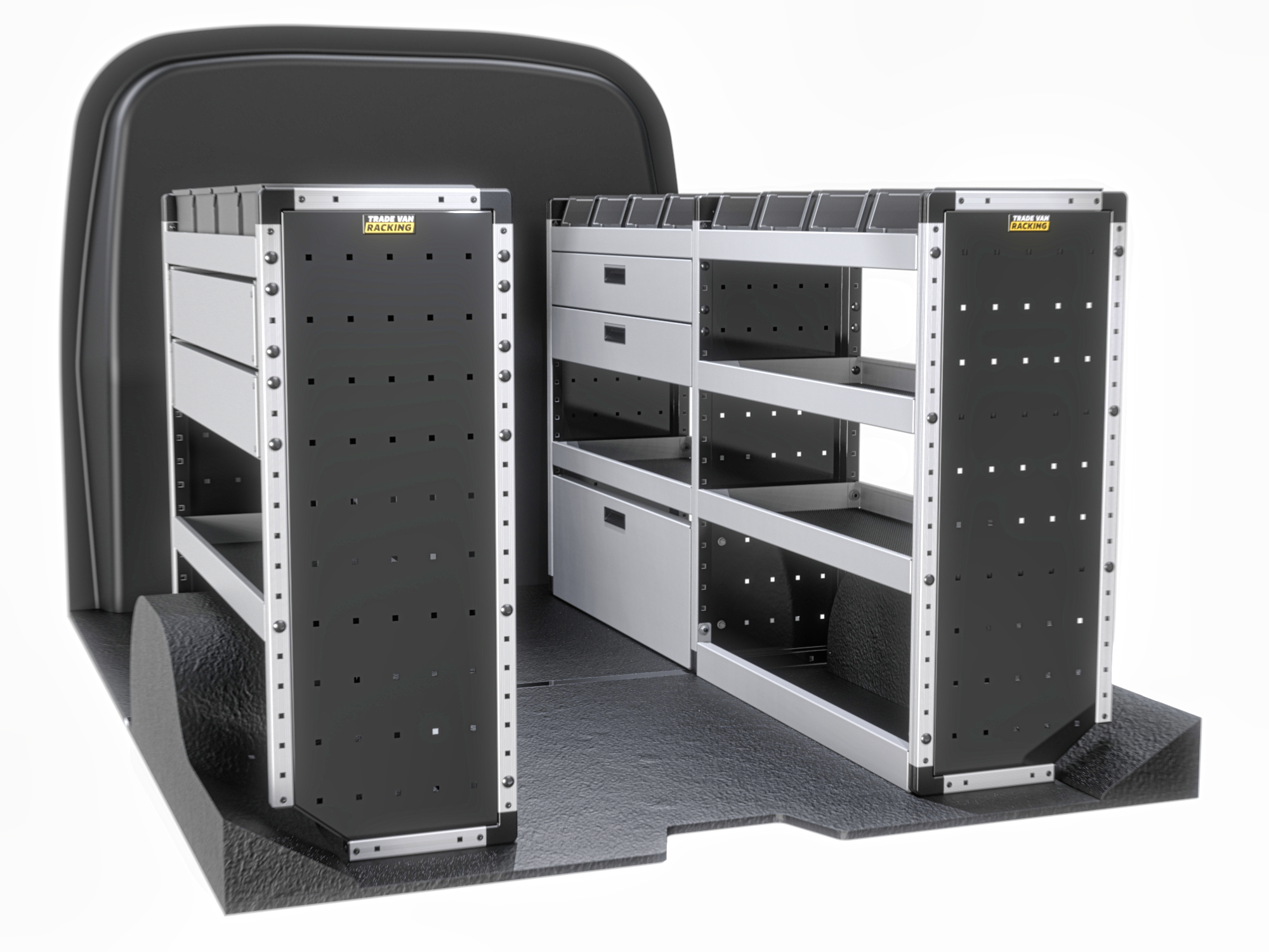 Trade Van Racking - Vauxhall Vivaro 2019 On SWB (L1) - Gold - Full Kit - TVR-G-018