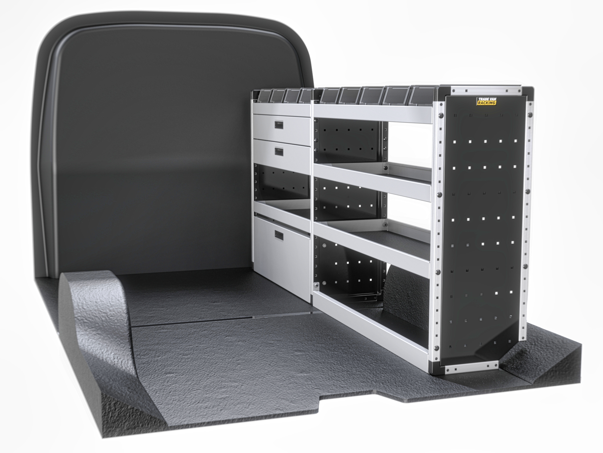 Trade Van Racking - Citroen Dispatch XL 2016 On (L3) - Gold - Drivers Side - TVR-G-019-OS