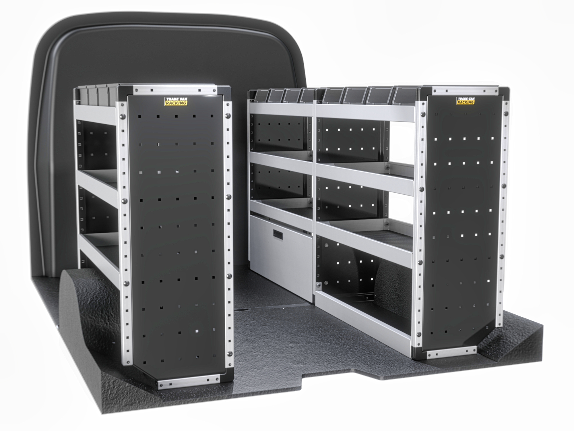 Trade Van Racking - Citroen Dispatch M 2016 On LWB (L2) - Silver - Full Kit - TVR-S-018