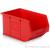 Ten XL3 Storage Container Plastic Bins Red - view 2